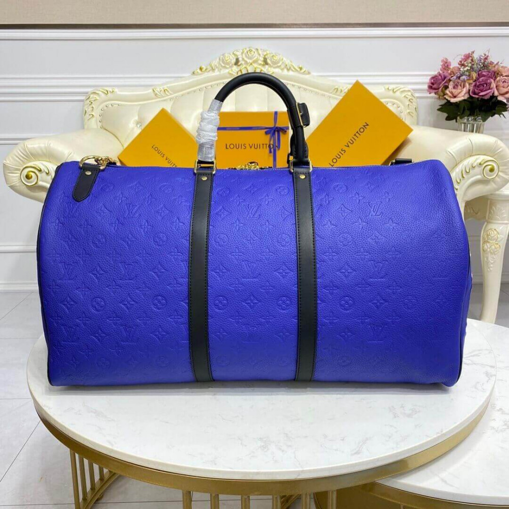 Louis Vuitton LVxNBA Keepall Bandouliere 55 M21105 Blue