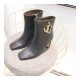 Jimmy Choo Latte Calf Leather Ankle Bootie with Gold JC Logo 80258