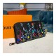 Louis Vuitton Flower Print Zippy Wallet M60017