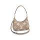 Louis Vuitton Bicolor Monogram Empreinte Leather Bagatelle M46112 Grey/Beige