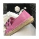 Chanel CC Quilted Espadrilles G29762 Pink/Black