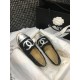 Chanel Tweed &amp; Patent Calfskin Espadrilles G29762 Black/Silver