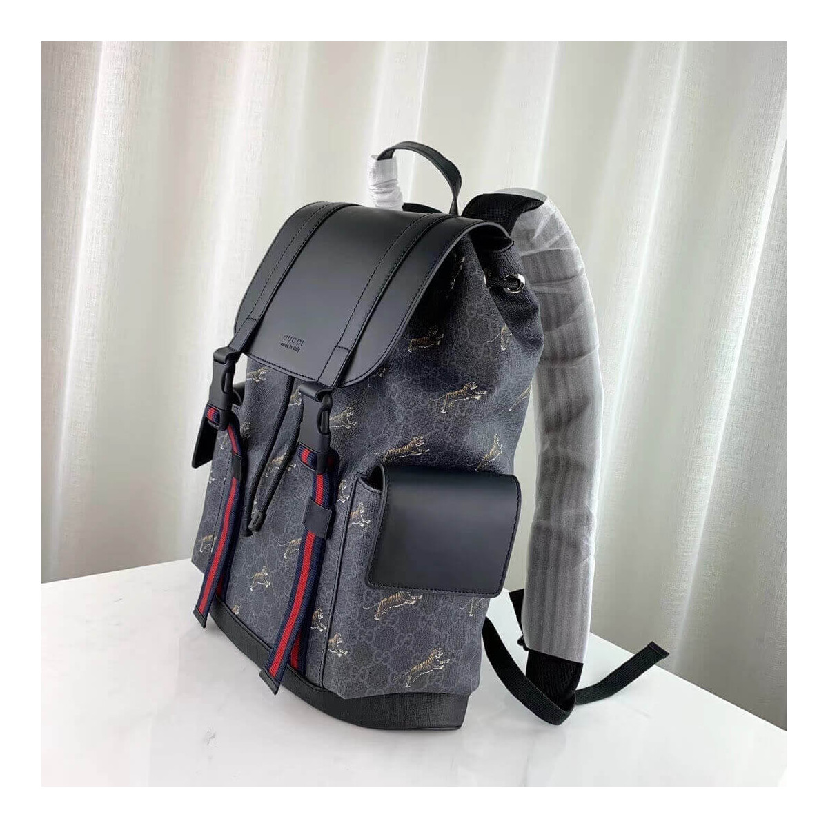 Gucci Bestiary Backpack With Tigers 495563