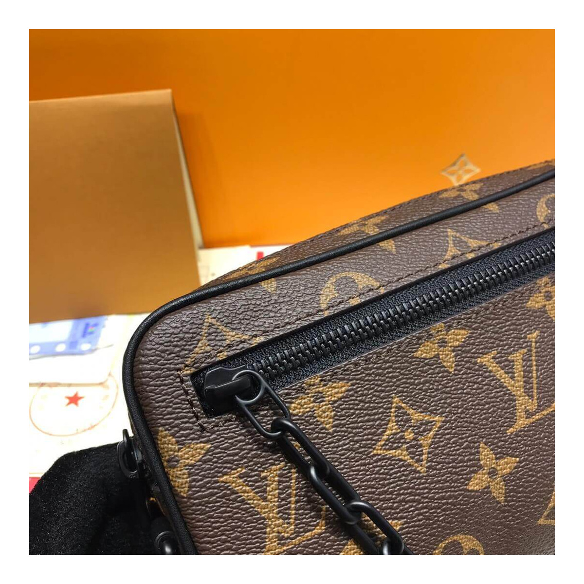 Louis Vuitton Monogram Virgil Abloh Clutch M44458