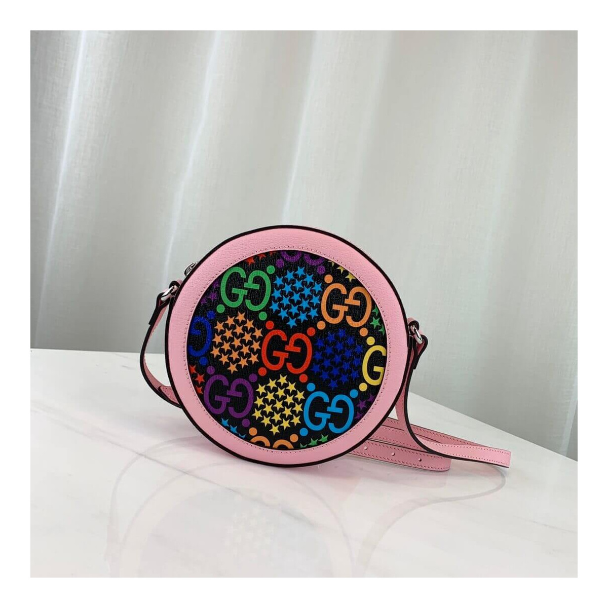 Gucci GG Psychedelic Round Shoulder Bag 603938