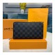 Louis Vuitton  Damier Graphite Canvas Zippy Organizer Wallet N60111/N63077