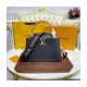 Louis Vuitton Capucines MM M58608 Black/Arizona Beige