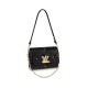 Louis Vuitton Sheepskin Leather Twist MM M59029 Black