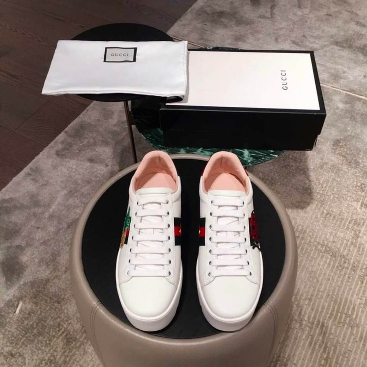 Gucci Ace Ladybug Platform Sneaker ‎‎431920