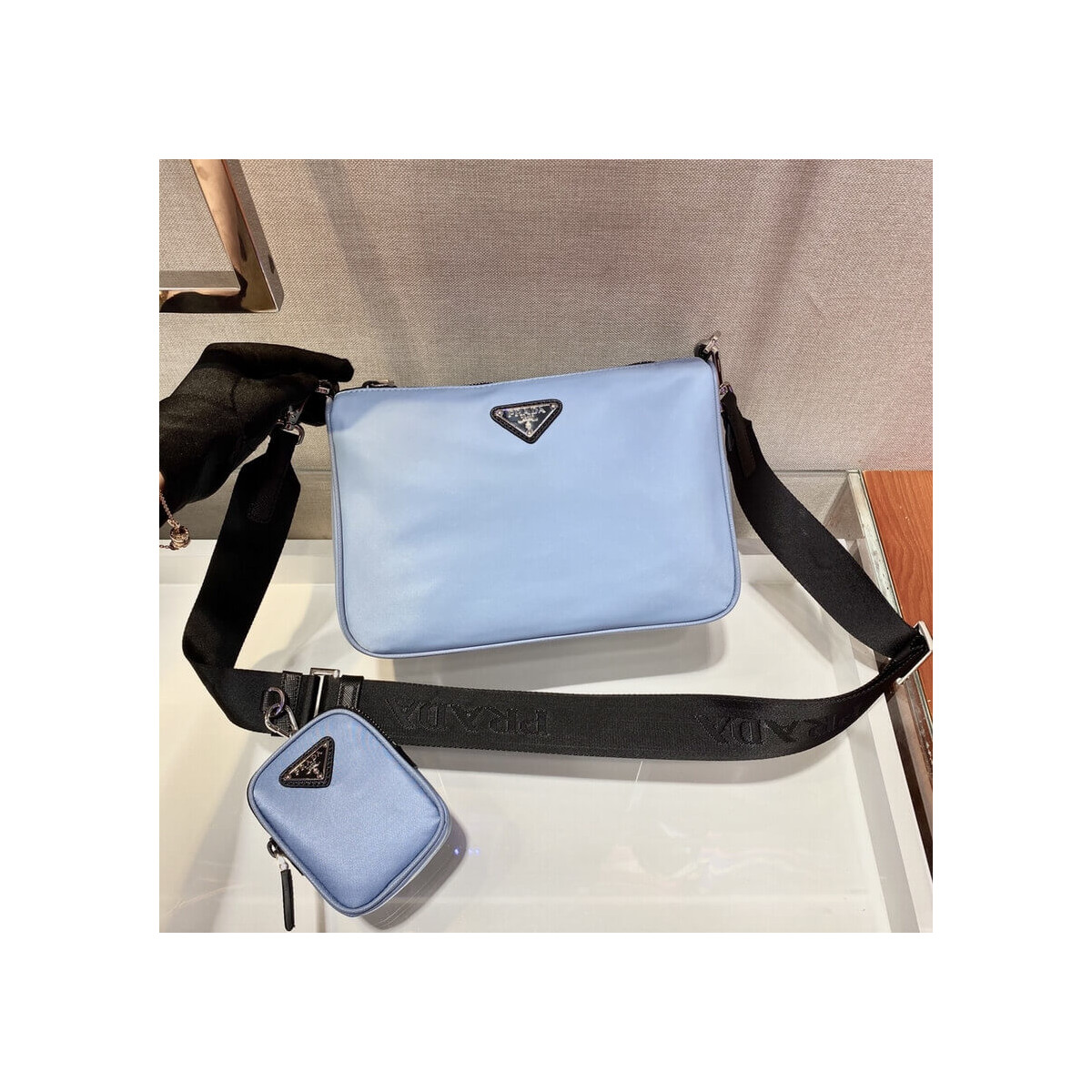 Prada Nylon Cross-Body Bag 2VH113