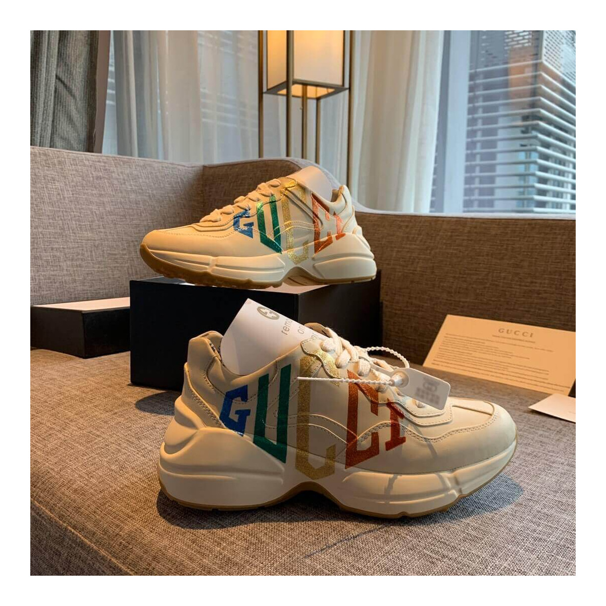 Gucci Rhyton Glitter Gucci Sneaker 524990