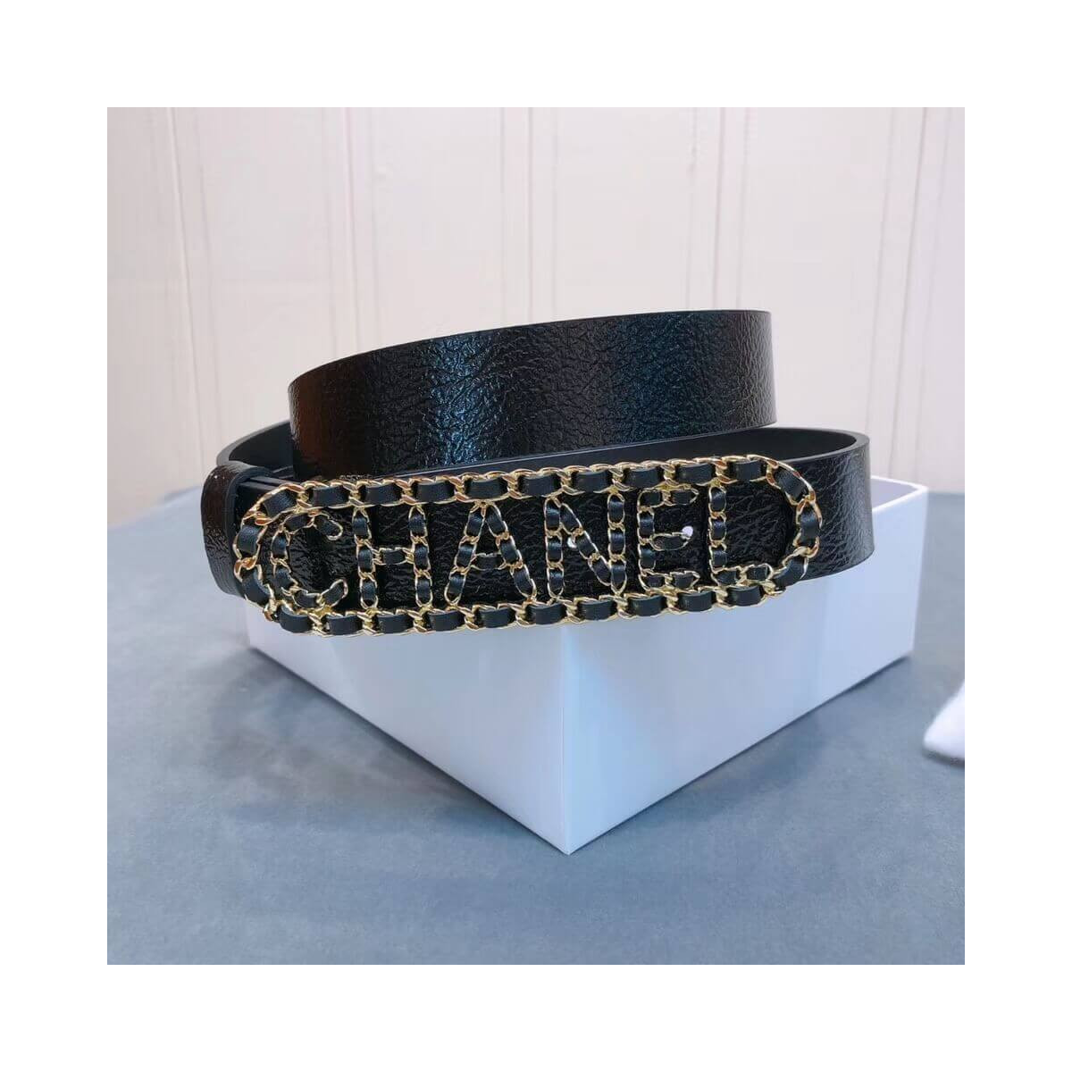 Chanel Waxy Calfskin 30mm Belt AA6600