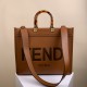 Fendi Medium Sunshine Shopper 8BH386 Brown