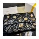 Chanel Quilted Calfskin Leather 2.55 Reissue New York Lucky Charms Flap Bag 37586