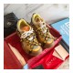 Gucci Flashtrek Sneaker With Removable Crystals 552051 Gold