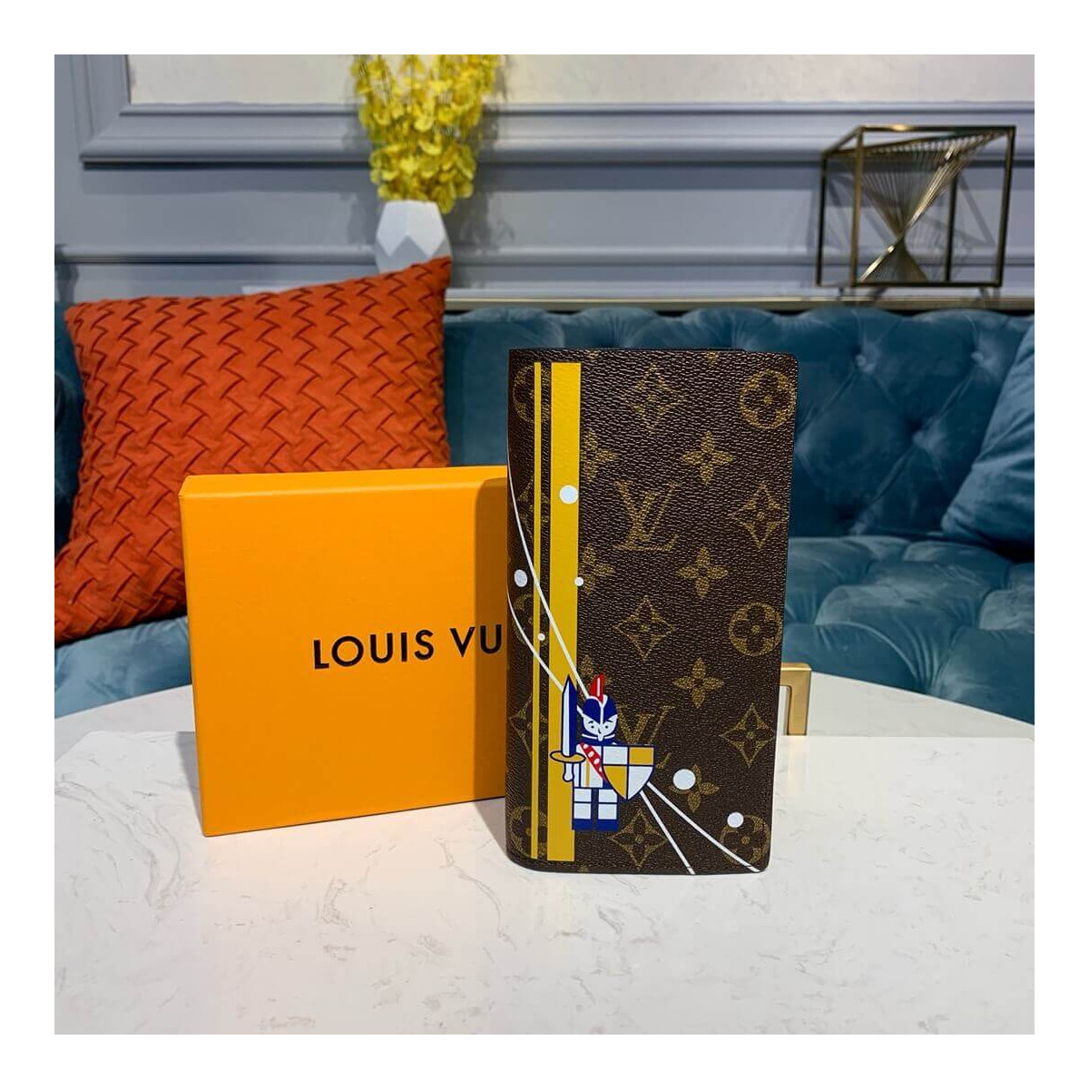 Louis Vuitton Troy Print Brazza Wallet M66540