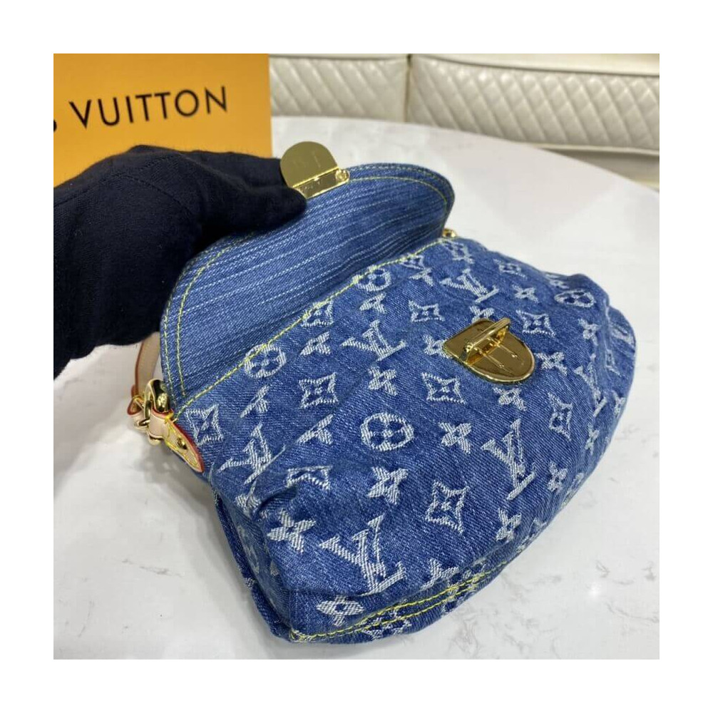 Louis Vuitton Monogram Denim Mini Pleaty M95050