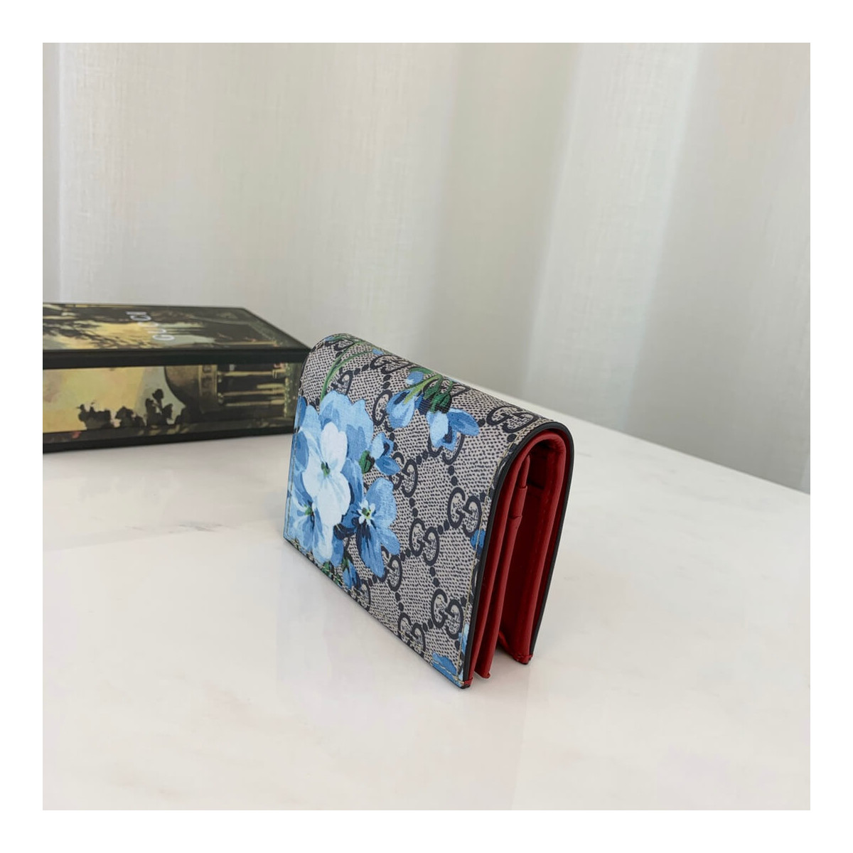 Gucci GG Blooms Card Case Wallet 453176