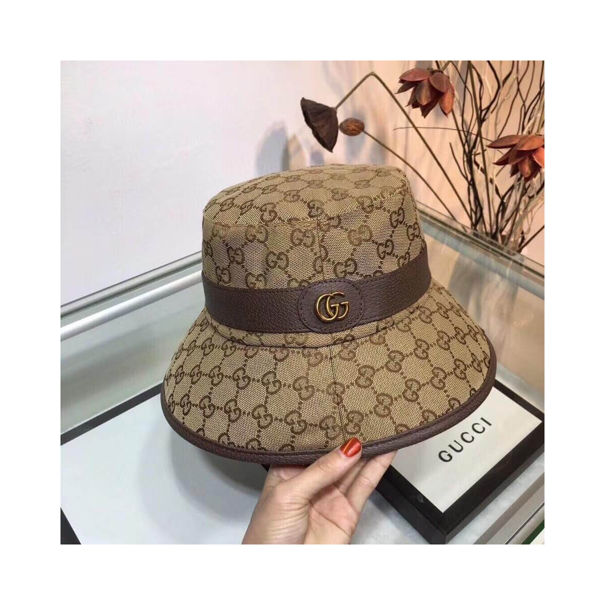 Gucci GG Canvas Fedora 576587