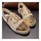 Chanel Slingback Espadrilles G34817 White/Gold