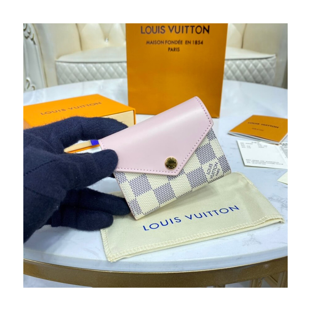 Louis Vuitton Damier Azur Zoe Wallet N60219 N60220