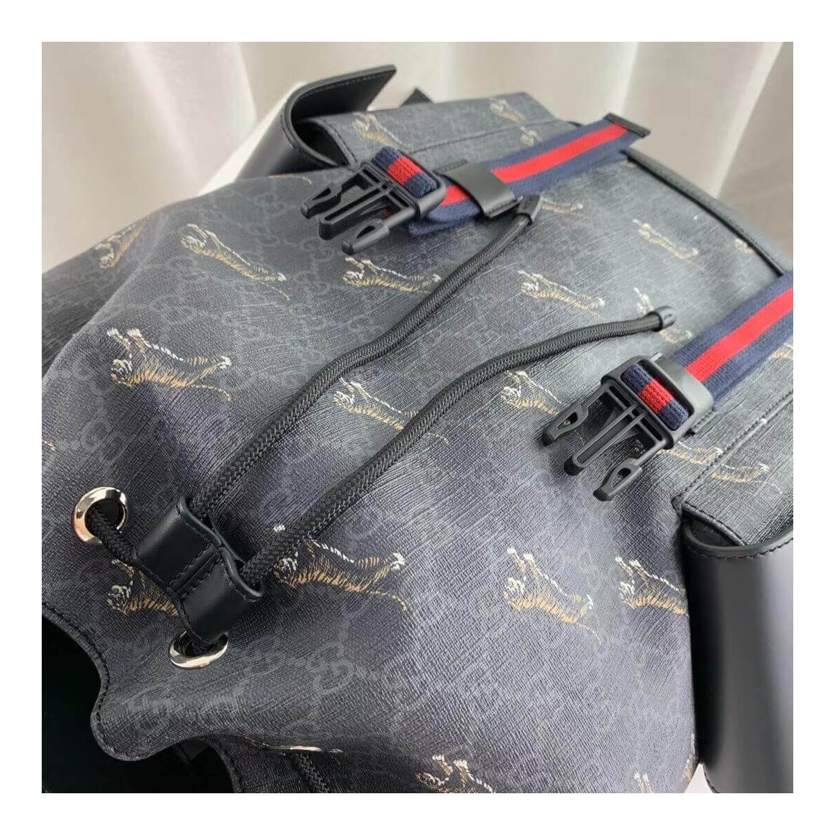 Gucci Bestiary Backpack With Tigers 495563