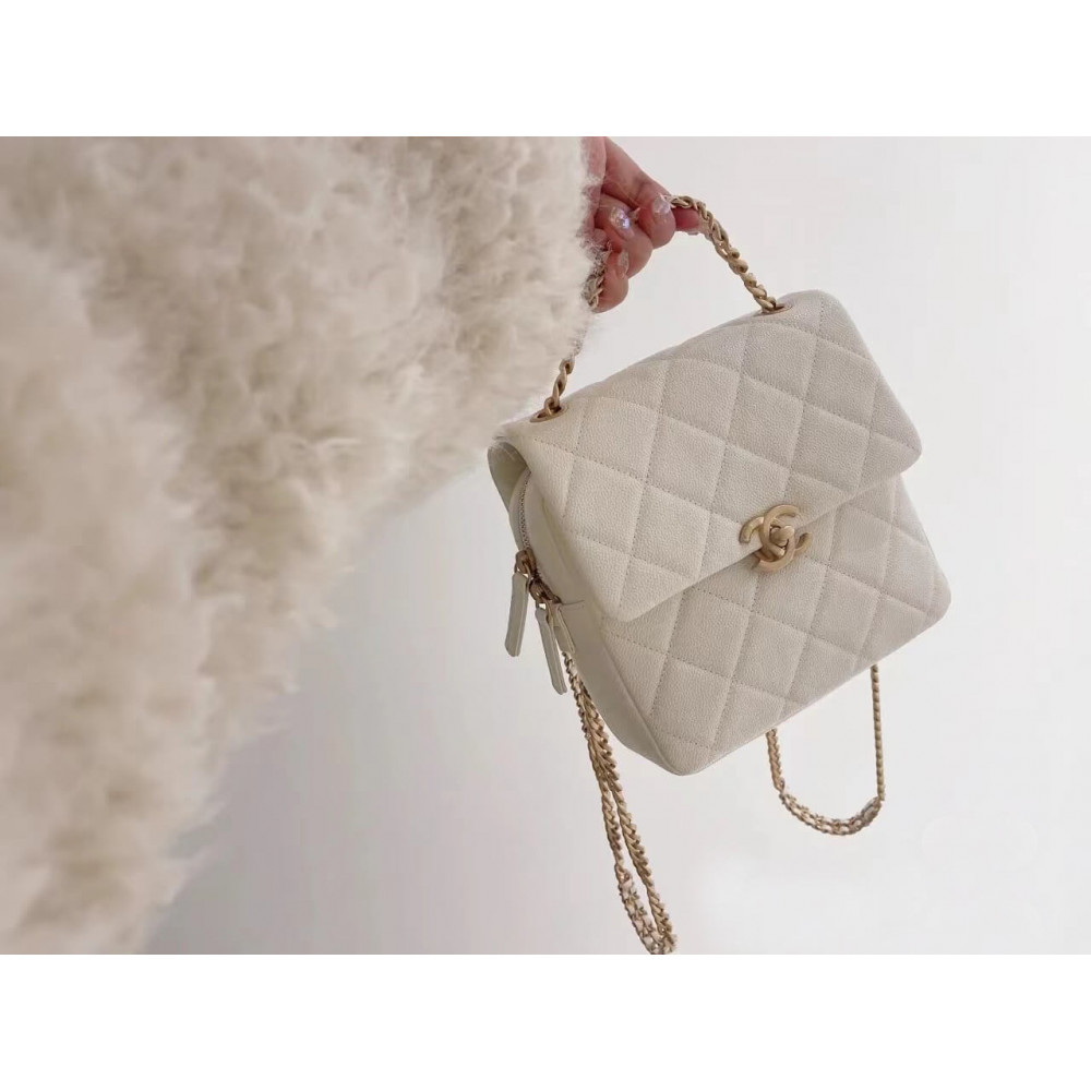 Chanel Backpack in Grained Calfskin AS3108