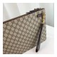 Gucci Portfolio GG Supreme Bee Pouch 433665