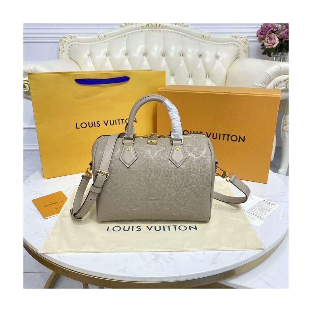 Louis Vuitton Monogram Empreinte Speedy Bandouliere 25 M59273