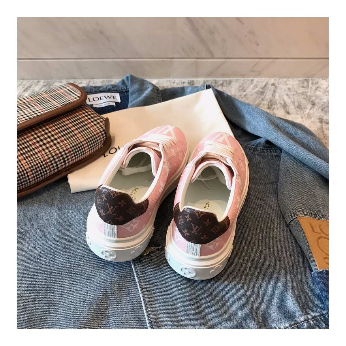 Louis Vuitton Stellar Sneaker 1A5U0X Pink