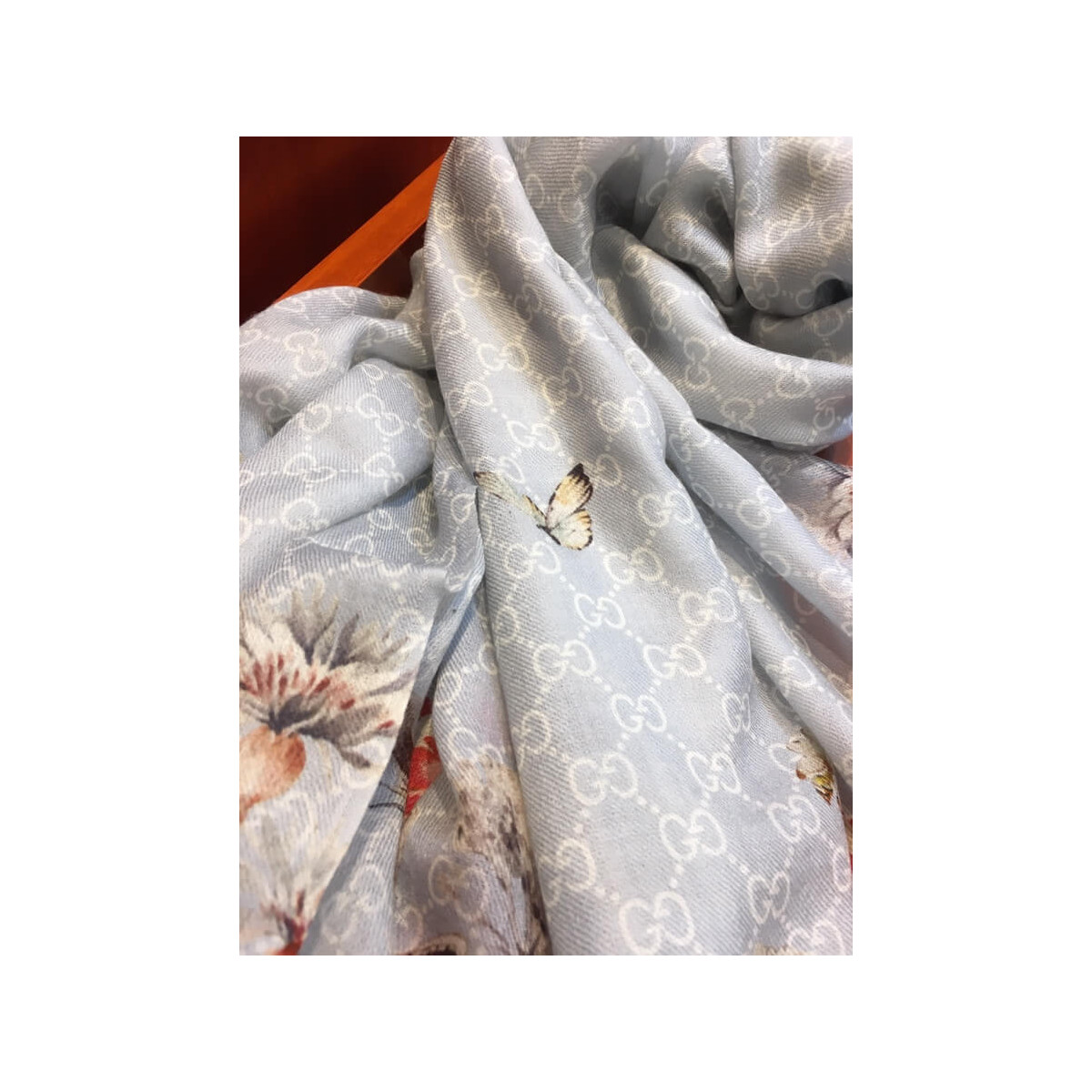 Gucci GG Blooms Print Scarf 499225