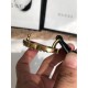 Gucci 20mm Leather Belt With Pearl Double G 453260