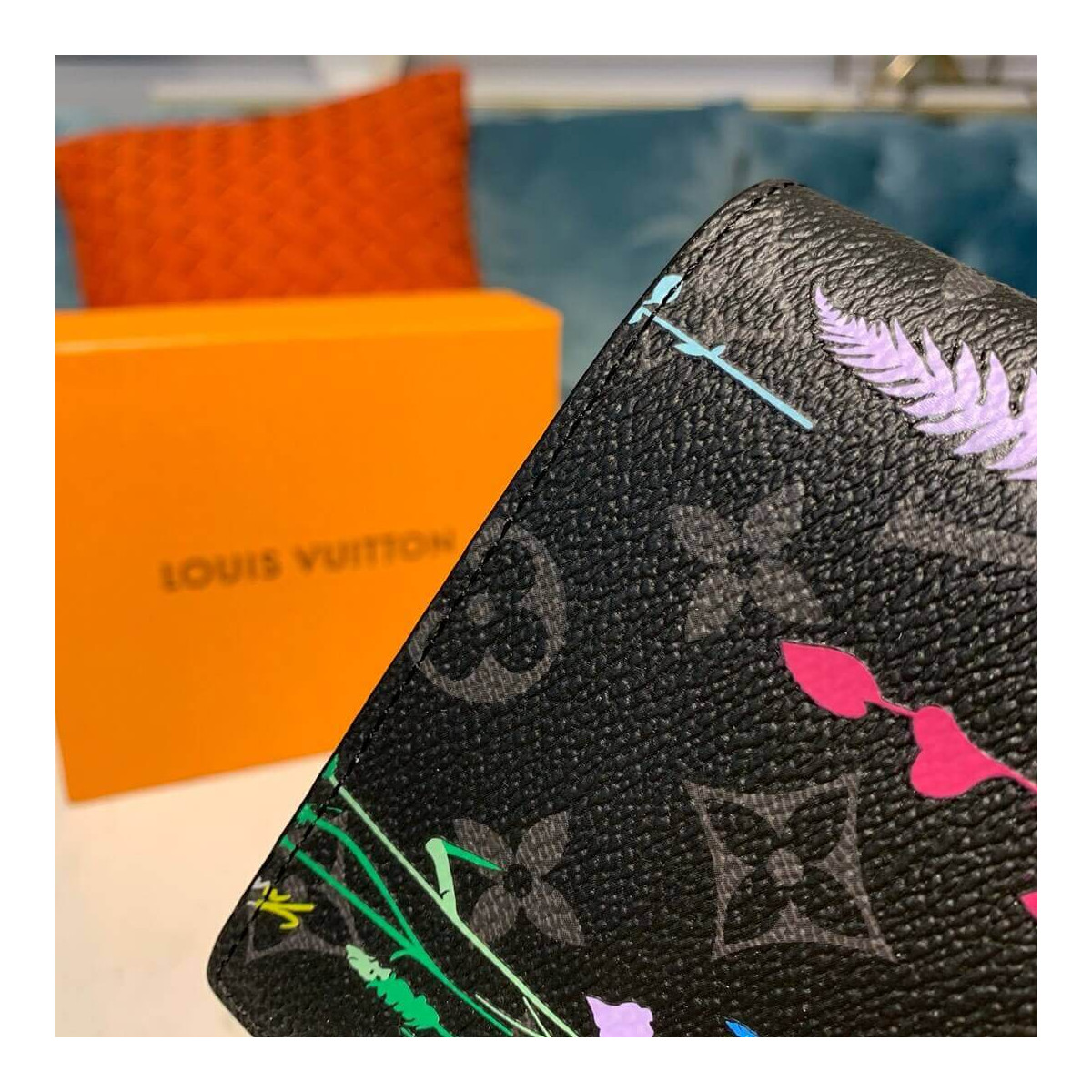 Louis Vuitton Flower Print Multiple Wallet M60895