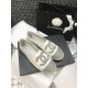 Chanel CC Quilted Espadrilles G29762 White/Grey