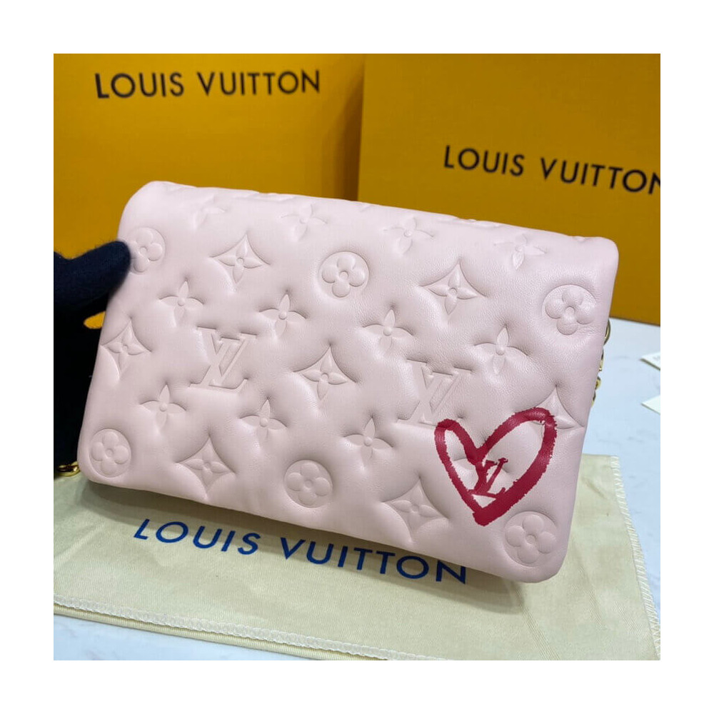 Louis Vuitton Limited Edition Pochette Coussin M80834 Dragee Pink