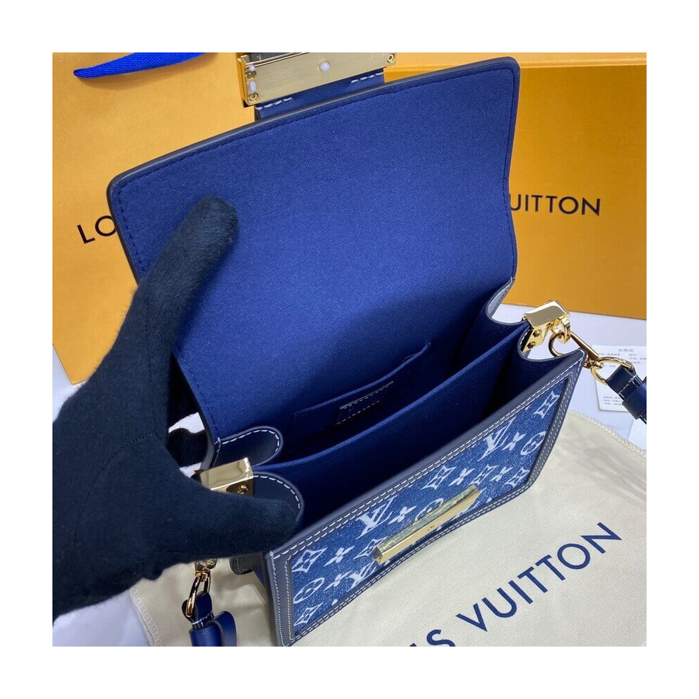 Louis Vuitton Monogram Denim Mini Dauphine M59716