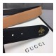 Gucci Leather Belt With Bee 40mm 523307