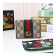 Gucci GG Card Case Wallet With Three Little Pigs 557801