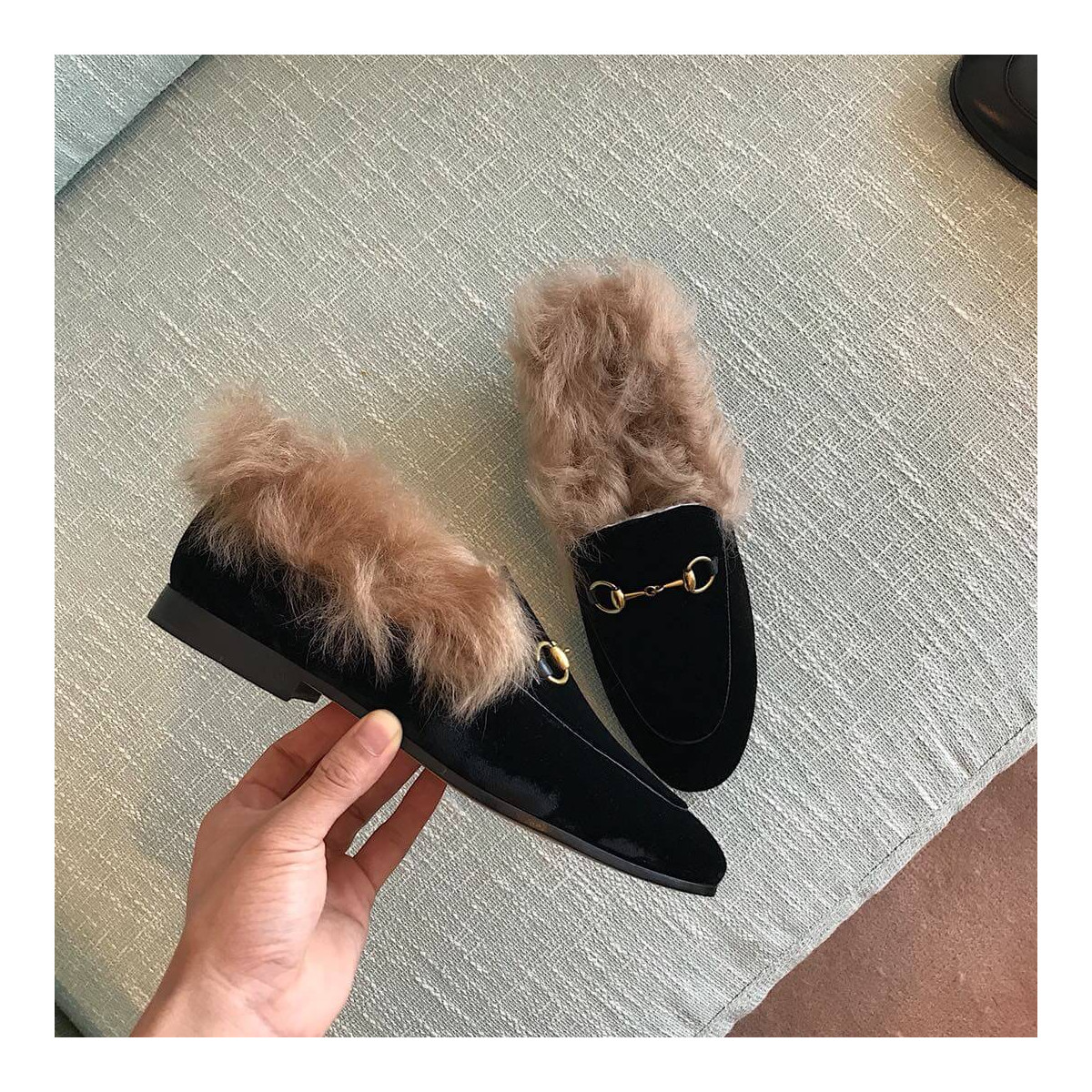 Gucci Velvet loafer 448655