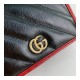 Gucci GG Marmont Card Case Wallet 573811 Black