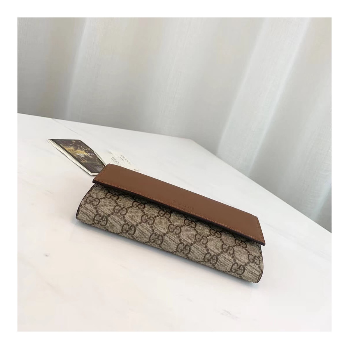 Gucci GG Supreme Continental Wallet 410100