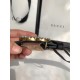 Gucci 30mm Leather Belt With Pearl Double G 453260