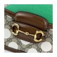 Gucci Horsebit 1955 Shoulder Bag With Geometric Print 602204