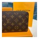 Louis Vuitton Monogram Canvas Zippy Organizer Wallet M62581/M60002