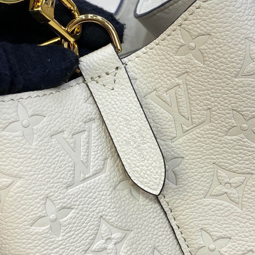 Louis Vuitton Monogram Empreinte NeoNoe MM M46526 Cream