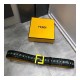 Fendi 40mm Leather Belt 8C057