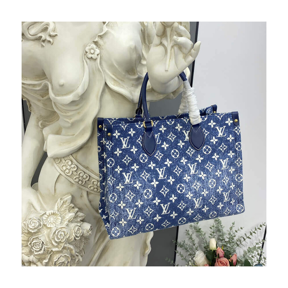 Louis Vuitton Monogram Jacquard Denim OnTheGo MM M59608