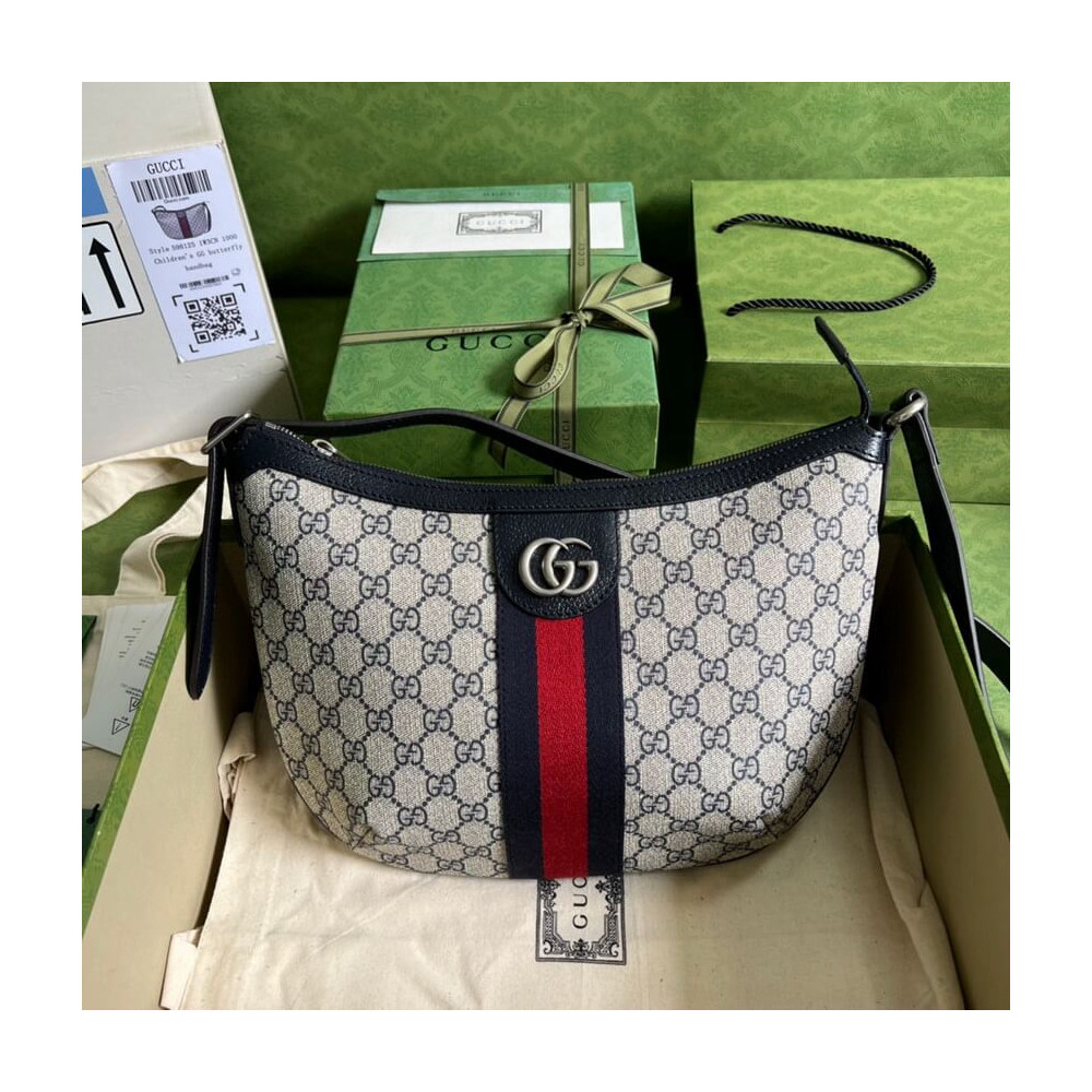 Gucci Ophidia GG Small Shoulder Bag 598125 in Blue