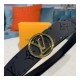 Louis Vuitton LV Circle 30mm Reversible Belt M0139W Gold