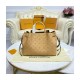 Louis Vuitton Mahina Calf Leather Bella Tote M59655 Arizona Brown